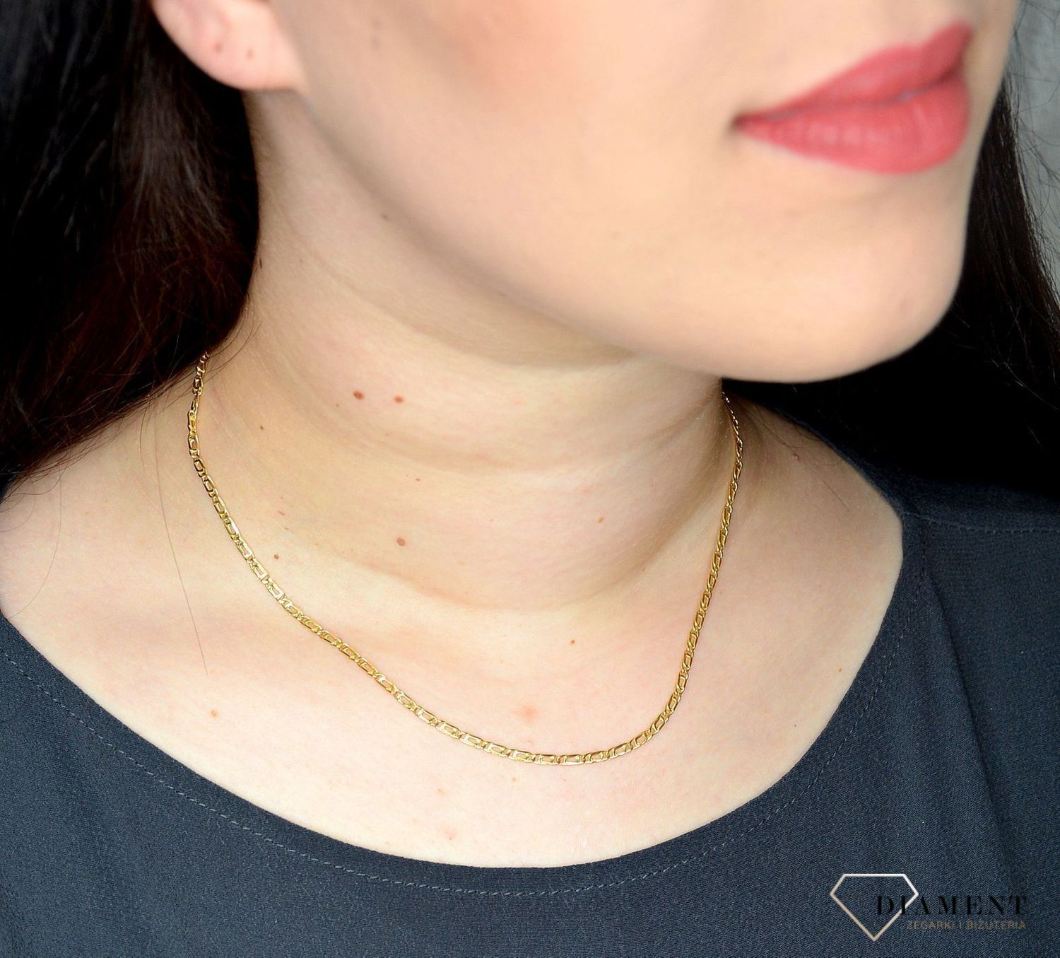 Złoty łańcuszek 585 ciekawe ogniwka 2,5 mm DIA-LAN-3146-585 2,5mm (1).jpg